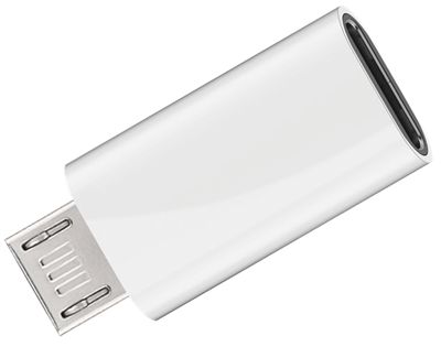 USB-liitinadapteri micro-USB-B-uros/USB-C-naaras OTG