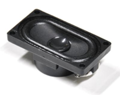 Pienoiskaiutin 8ohm 2W 40x22mm * Pienoiskaiutin 8ohm 2W 40x22mm *