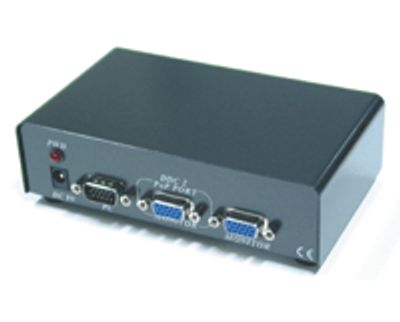 VGA-jakaja/linjavahvistin 2 monitorille