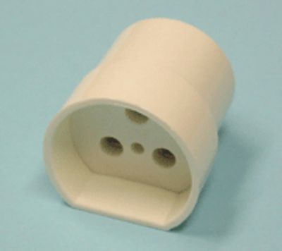 Valaisinjatkopistoke 3-napainen (kruunu)