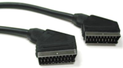 SCART-liitäntäkaapeli, kaikki kytketty 10m
