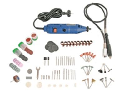 Pienoisporakonesarja 230Vac 135W, 162-osainen