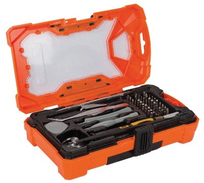 Työkalusarja mobiili- ja pienelektroniikkalaitteille