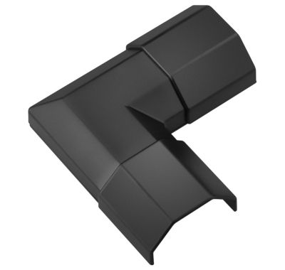 Kaapelikanava WD33-sarjan kulmapala musta