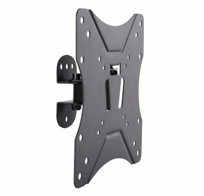 Seinäkiinnitysteline TV/monitorille 25kg 23-42" musta