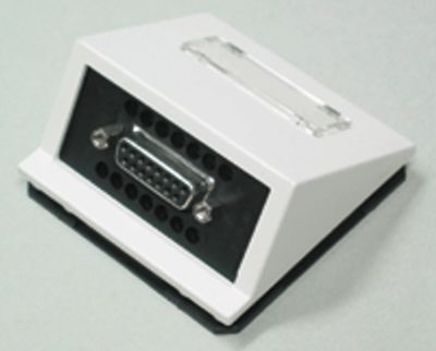 D-liitinrasia, 15-napainen naaras, valkoinen *