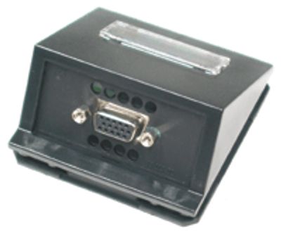 VGA-liitinrasia, musta *