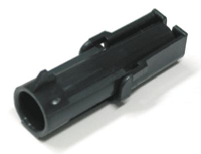 Liitinrunko WeatherPack-sarja uroskoskettimille 1-nap.