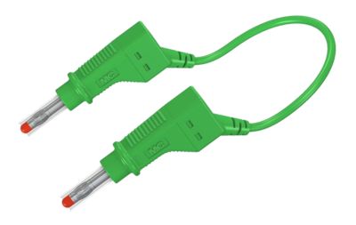 4mm banaanimittajohto PVC vihreä 100cm