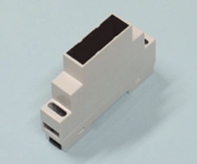 Modulikotelo DIN-kiskoon ikkunalla 17x90x65mm harmaa