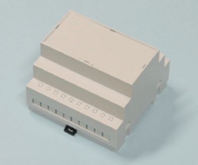 Modulikotelo DIN-kiskoon 87,5x90x65mm harmaa