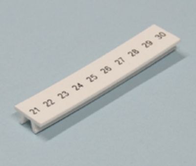 Merkintäliuska 5,2mm riviliittimille 21-30