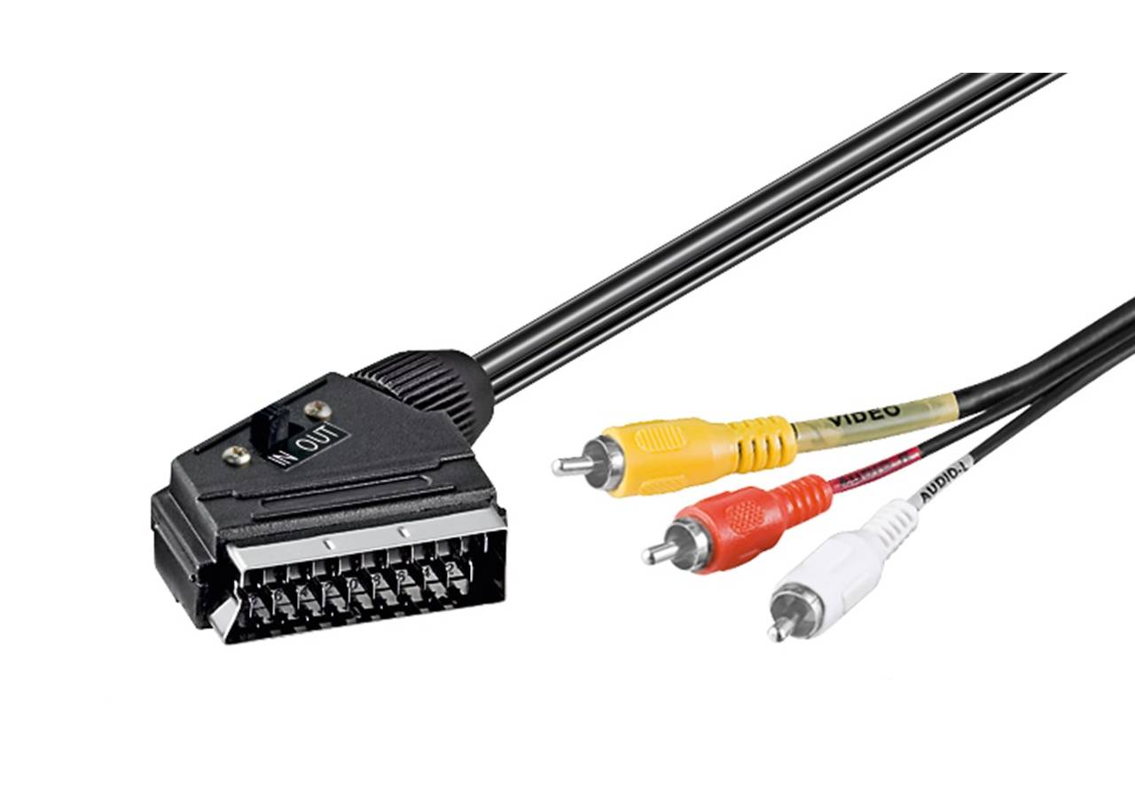 Scart A/V-liitäntäkaapeli